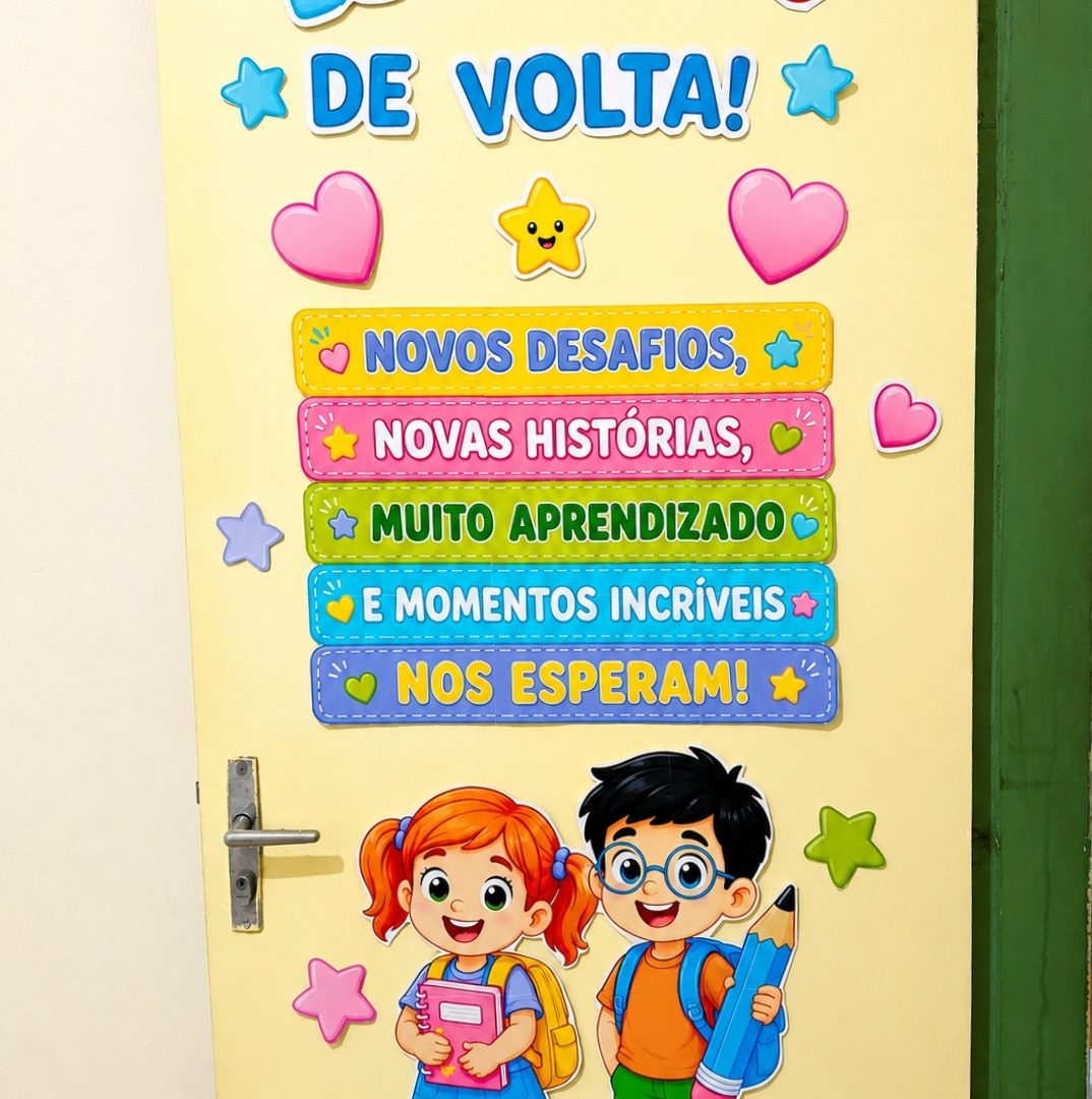 Painel de Porta – Bem-vindo de Volta!