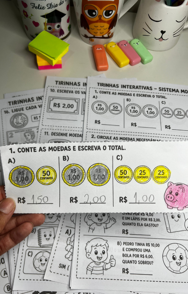 TIRINHAS INTERATIVAS – SISTEMA MONETÁRIO