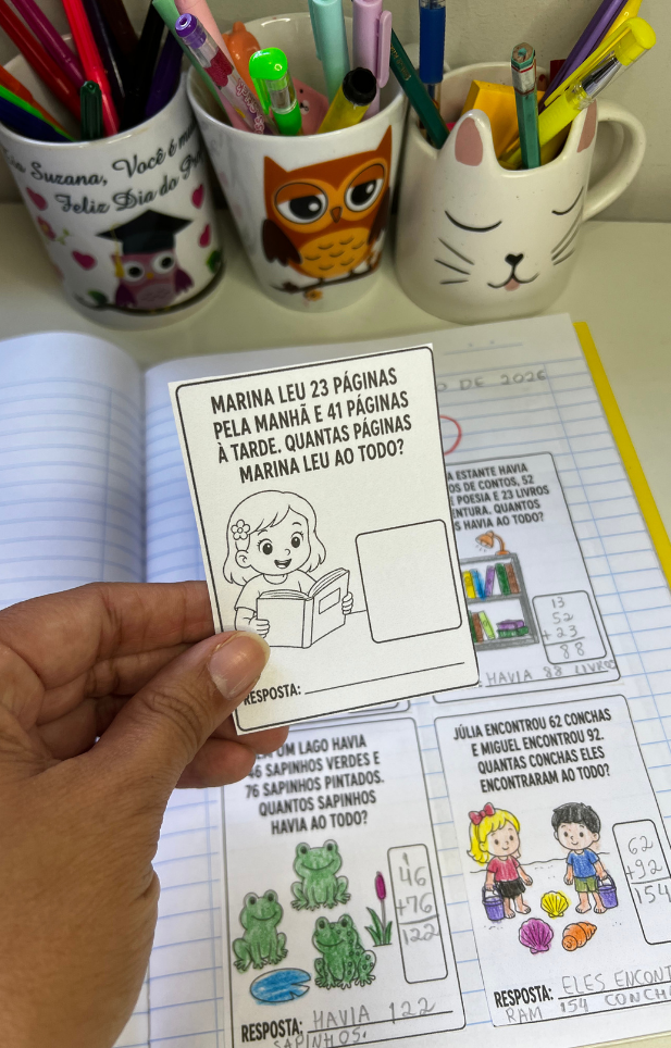 100 PROBLEMINHAS DE ADIÇÃO E SUBTRAÇÃO – 2º ANO